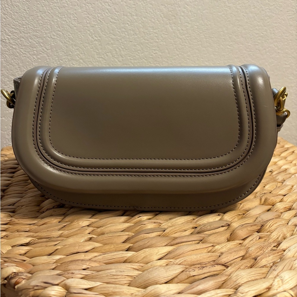 Gray Zara clutch/ shoulder bag